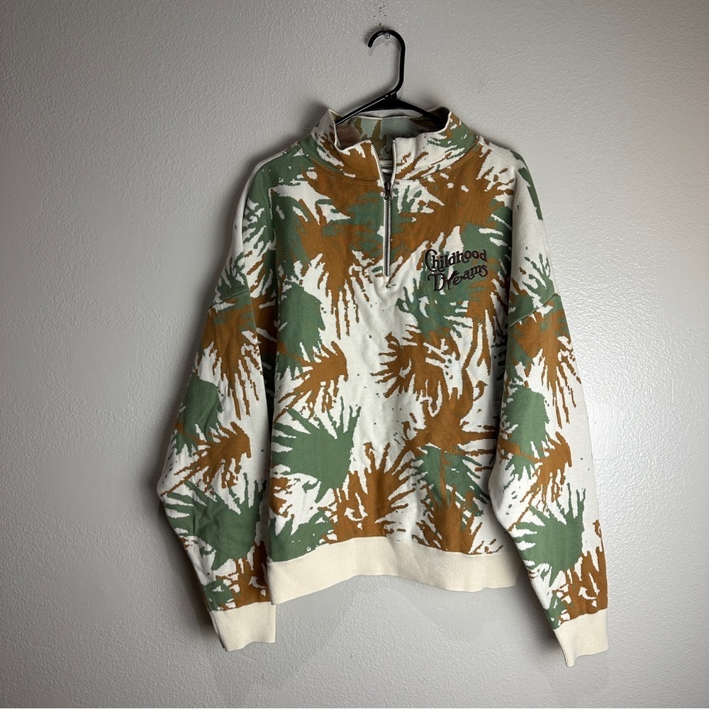 Puma Childhood Dreams Pullover Sweatshirt Jacket Size Small Oversized
